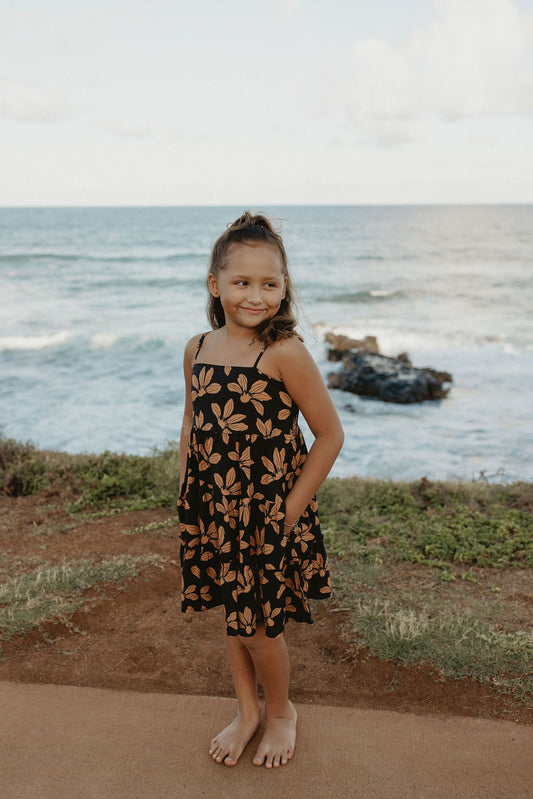 Girls Doll Dress in Naupaka