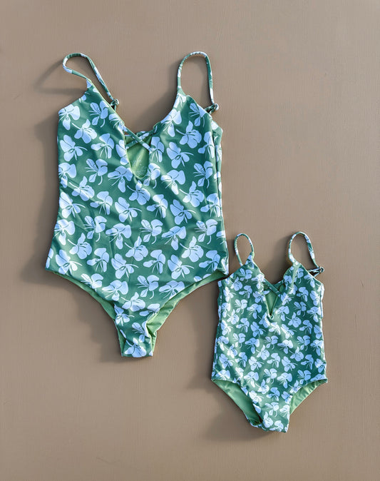 White ginger WAHINE one piece