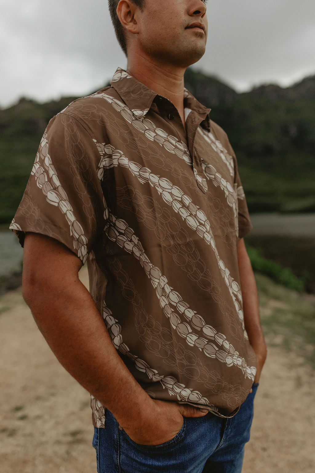 Men’s Polo Pikake Shirt